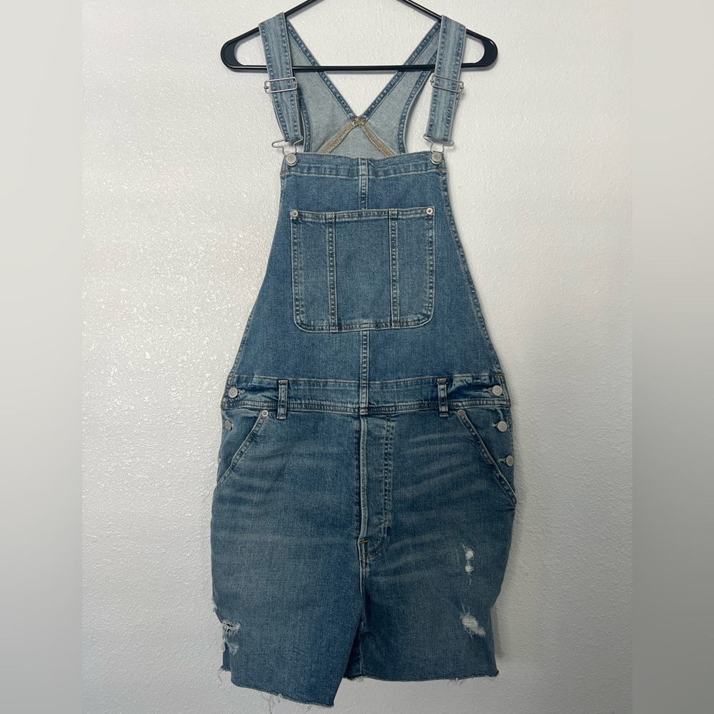 Abercrombie & Fitch Denim overall shorts